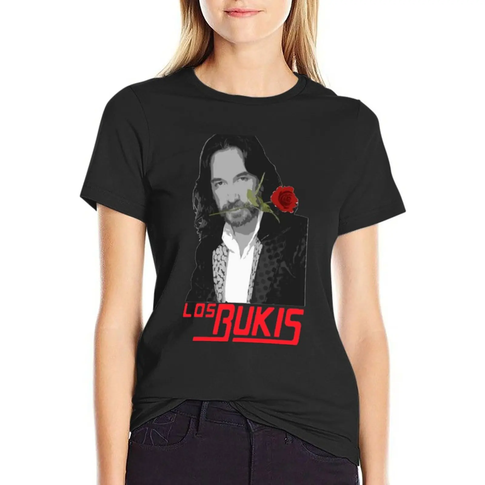 

Los Bukis T-Shirt sweat plain funnys anime fashion woman blouse 2025
