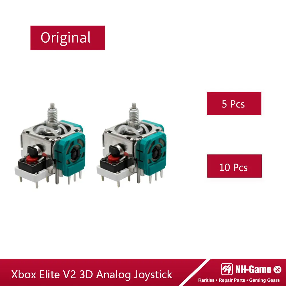 5/10pcs For Xbox Elite Series 2 Controller 3D Analog Stick Orignal Sensor Module Rocker Joystick Potentiometer Thumbsticks