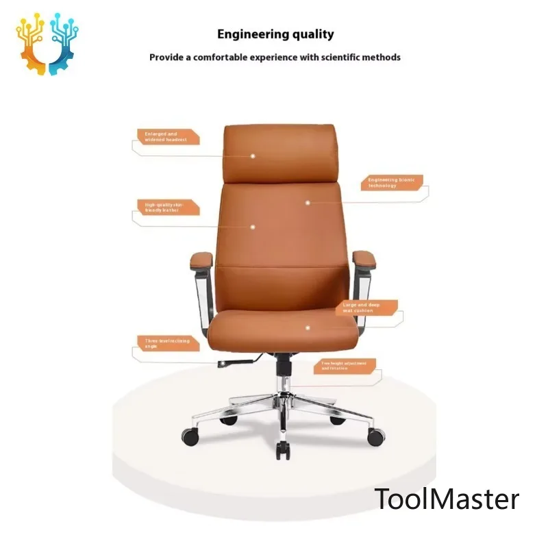 

[2026]Luxurious Modern Ergonomic Executive Leather Chair With Adjustable Height For Lasting Comfort