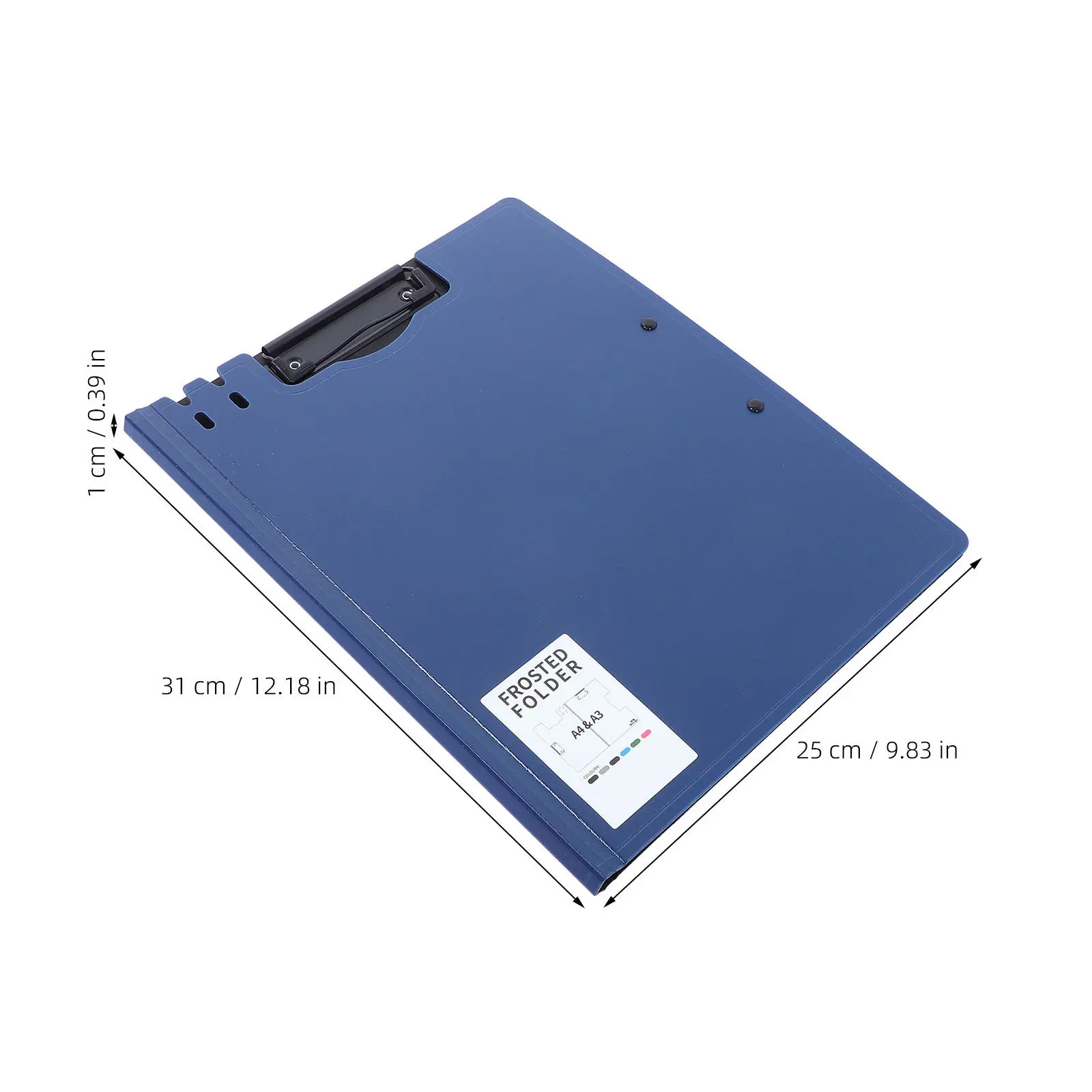 Business Portfolio Folder A4 Foldable Clipboards Sturdy Plastic Clipboard File Organizer Clipboard Waterproof Lightweight