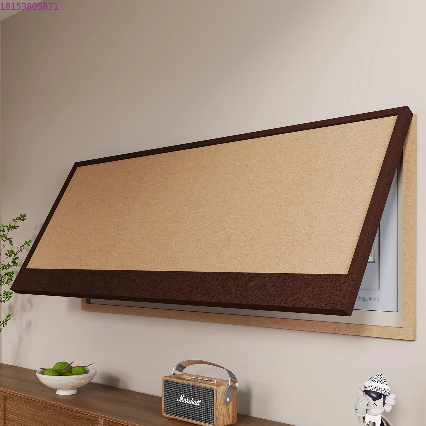 

Meter box decorative painting non-punching felt board weak electric box multimedia box to block household use