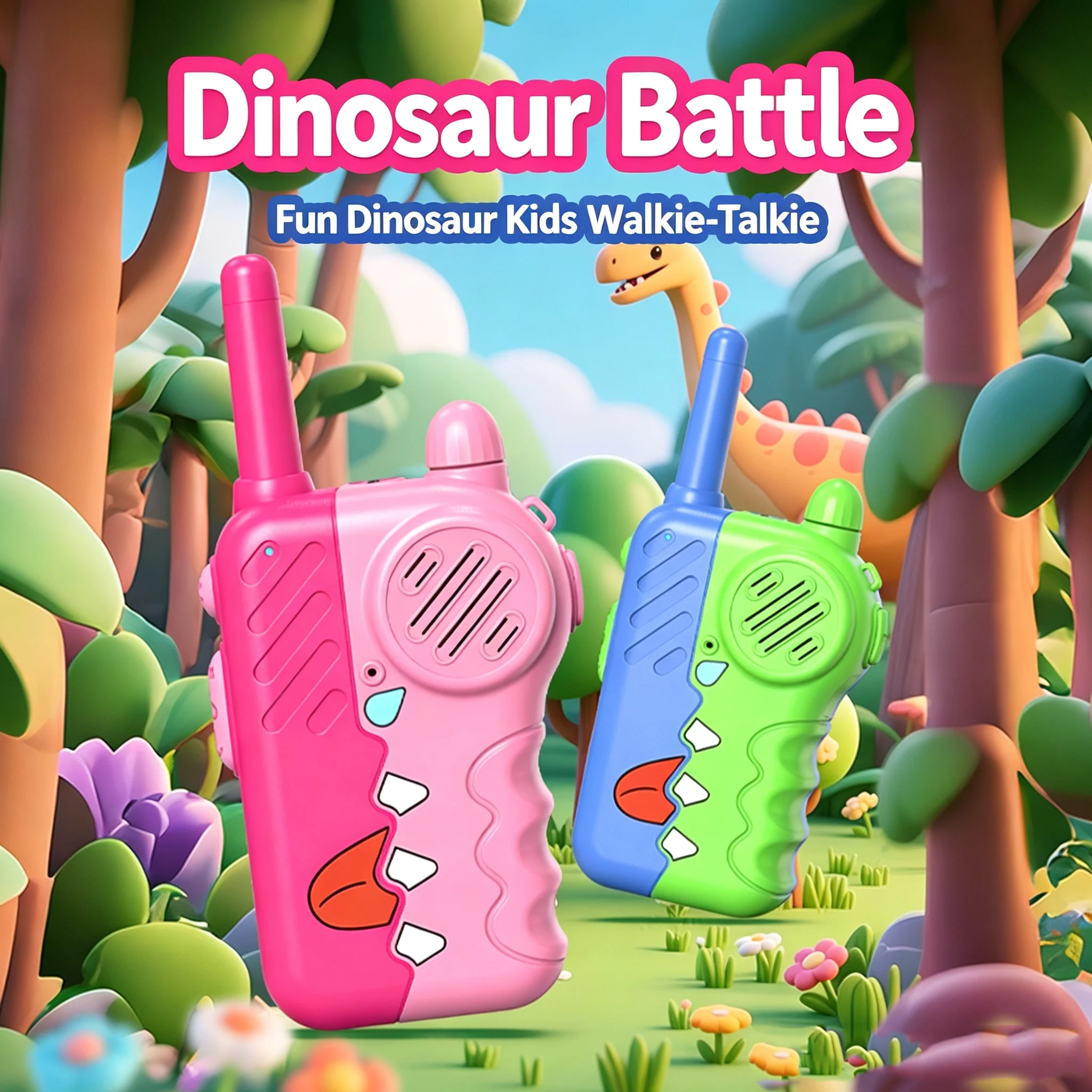 Children's Walkie Talkie Handheld Small Pager Parent-Child Wireless Outdoor Remote Intelligent Communication Puzzle Toy Gift