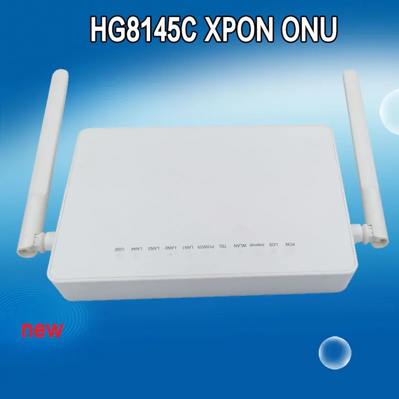 GPON ONU EPON HG8145C 100% Original new ONT termianl with 1GE+3FE+voice+wifi English software compatible