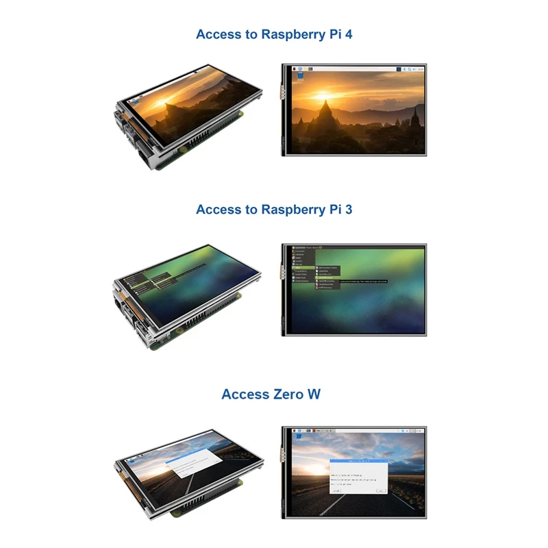 4 Inch LCD Screen SPI Interface LCD Module Display With Resistive Touch Acreen Display Module For Raspberry Pi