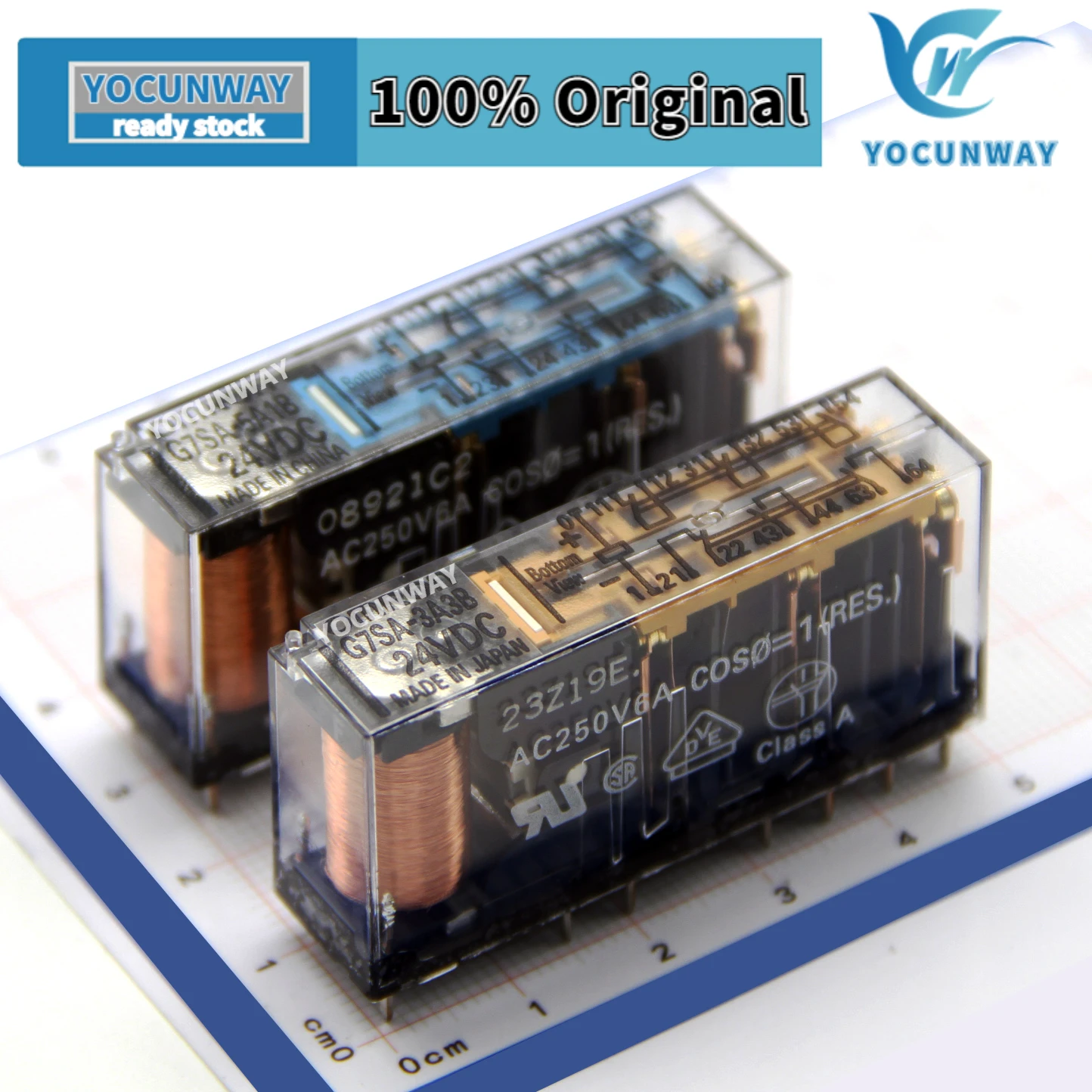 Relé de Segurança OMRON do Japão, Autêntico, Novo e Original, Série G7SA, Série P7SA, 24VDC DC24V, Vários Modelos Disponíveis 2A2B 3A3B 4A2B
