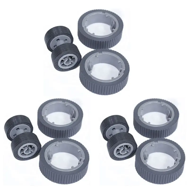 Efficient 3Set Pa03670 - 0001 Pa03670 - 0002 Consumable Set Pick Roller + Brake Roller PICKUP Roller For FUJITSU Fi-7160 Fi-7260