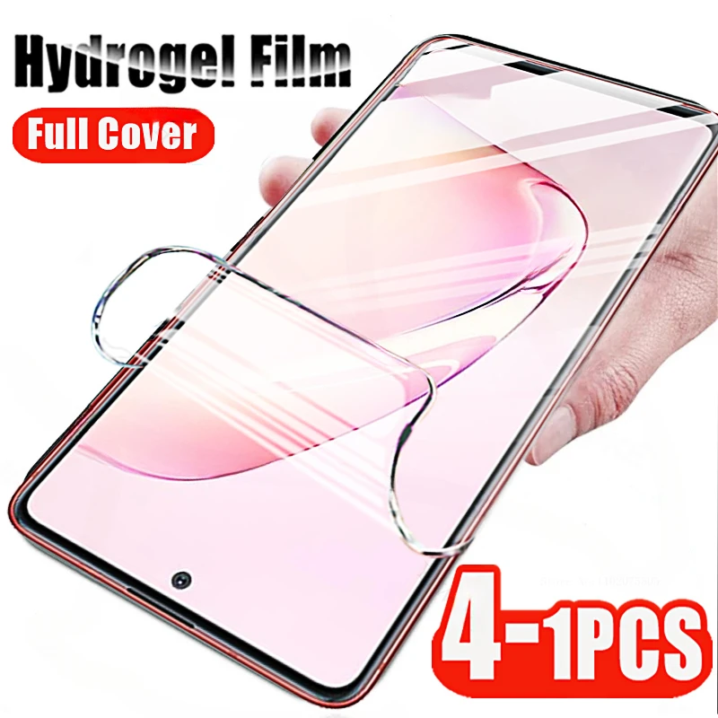 Película de Hidrogel Suave para Samsung Galaxy, Protetor de Tela, Galaxy S 20 FE, 5G, S20fe, 20Ultra, 10, 10Plus, 10Plus, 5G, 4-1pcs