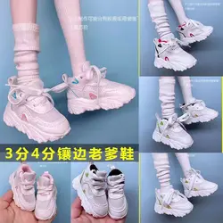 60CM BJD doll PU Leather shoes 1/3 BJD Boots Sneakers High Boots Leather Multi-variety Shoe Doll Accessories Doll