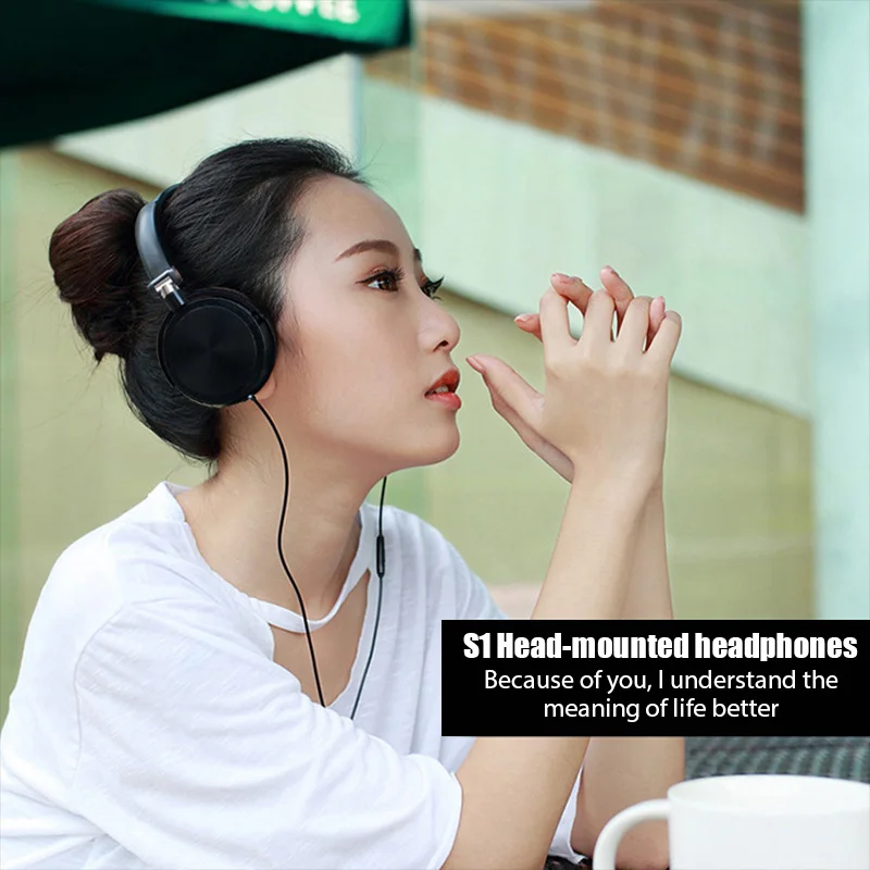 Wired Headphones 3 5mm Bass Stereo Foldable With Microphone Adjustable Headphones Suitable For Pc Mp3 Mobile Headphones image 3