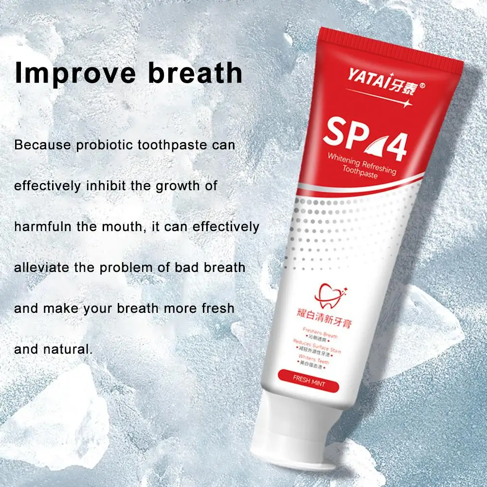 Probiotic toothpaste whitening toothpaste Deep cleaning toothpaste mouth odor removal/rumbling teeth removal 120g