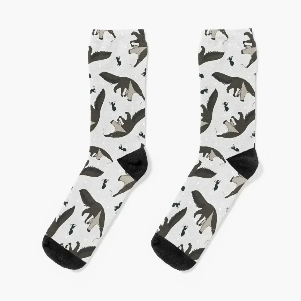 

Giant Anteaters and Ants All over Pattern Socks funny gifts Argentina cartoon Run Socks Woman Men's