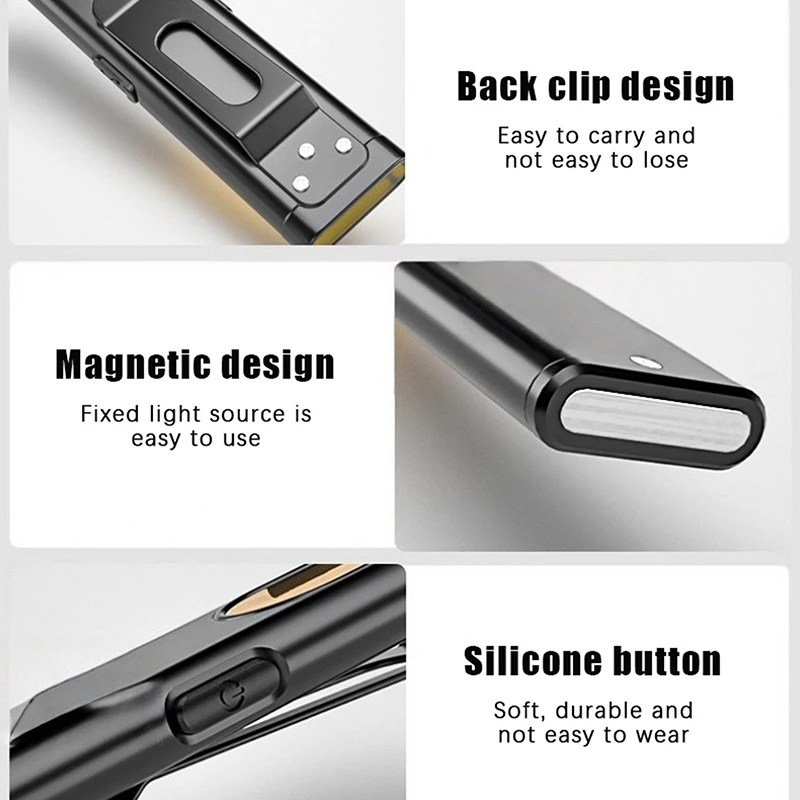 

Безопасность, мигающий рабочий свет, сигнальная лампа, сильный свет, мини-портативный уличный аварийный фонарик EDC, крышка ножа Cli