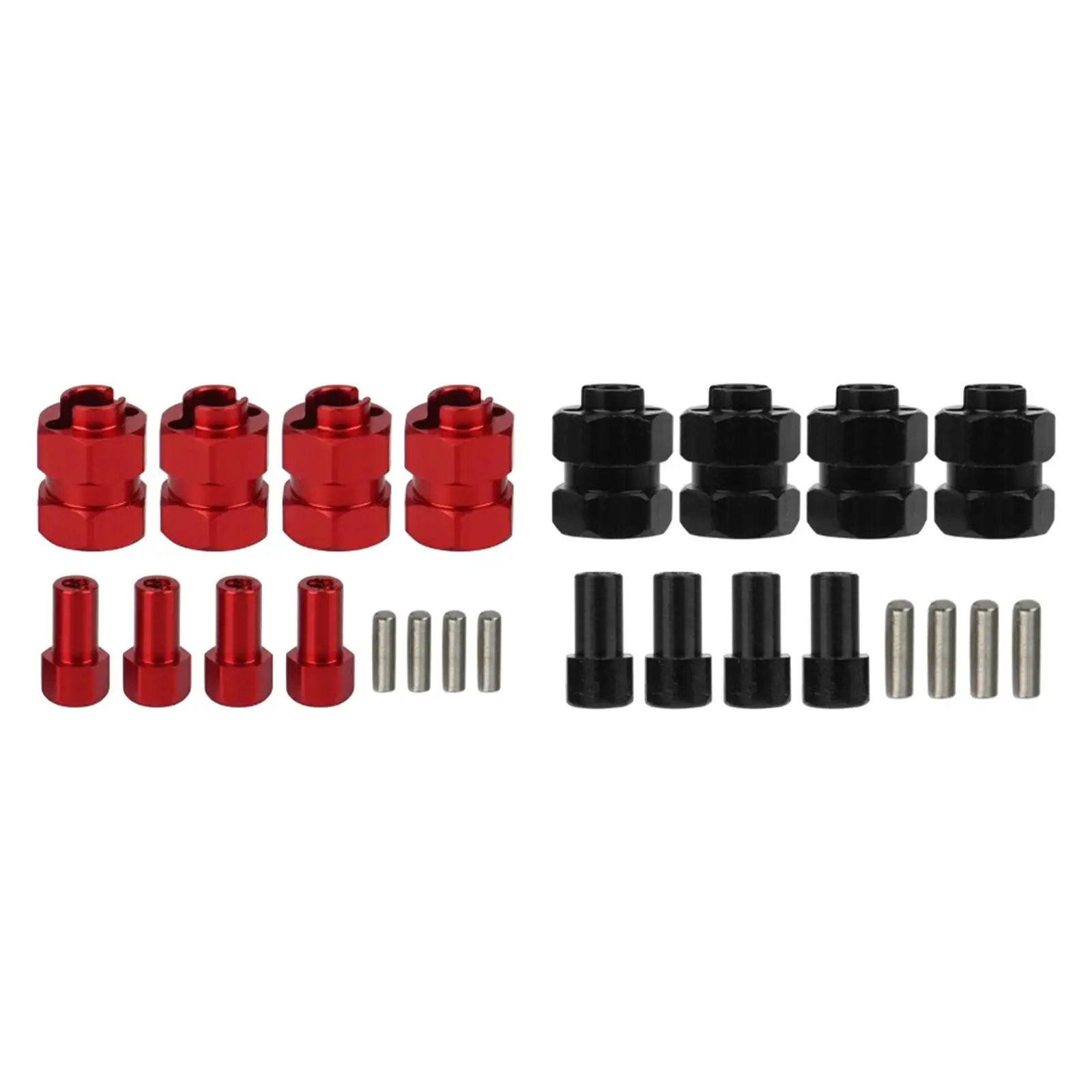 4Pcs Brass Extended Hex Wheel Hubs Combiner for Scx24 Axi00001 RC car Parts