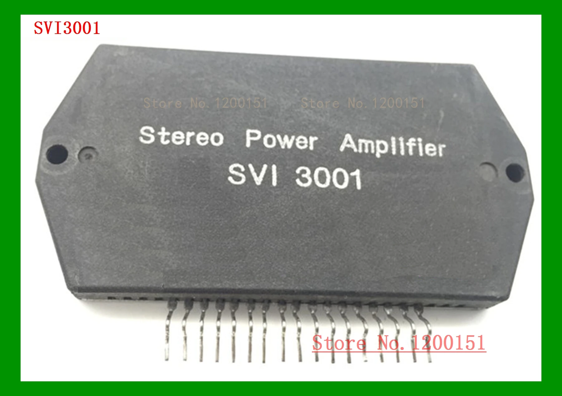 

SVI3001 MODULES