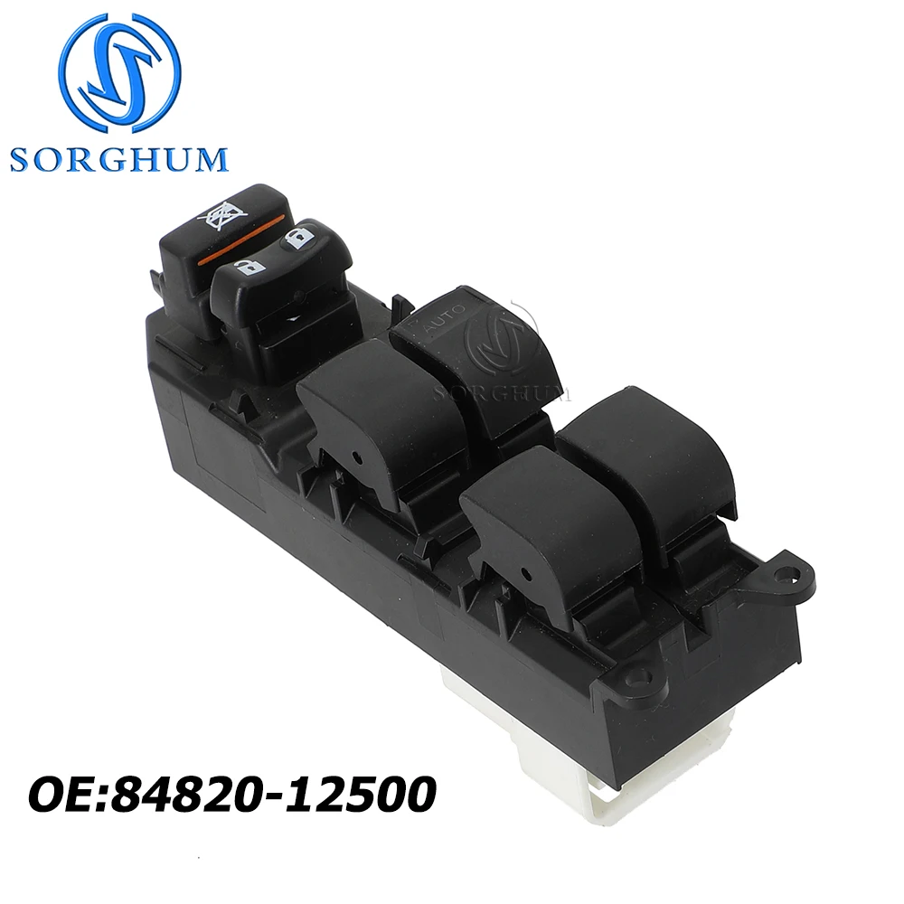 

SORGHUM RHD Front Right Power Eletric Window Switch For Toyota Corolla Auris Yaris 84820-12500 84820-06090 Car Accessories