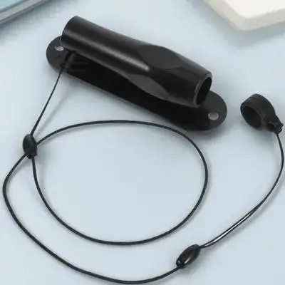 

2pcs Retractable Pen Holder Elastic Coiled Lanyard Tether Nylon Silicone Anti Loss For Teachers Construction Workers