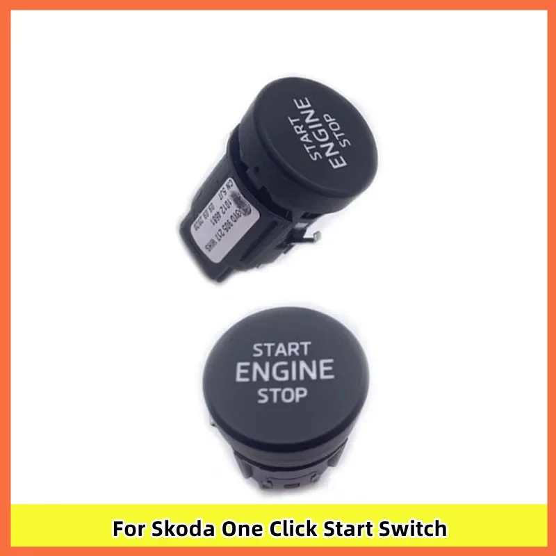 1Pcs For Skoda's New  Octavia/Superb/Kodiaq/Yeti One Click Start Switch Button Automobiles Parts Accessories Car Stuff Interior