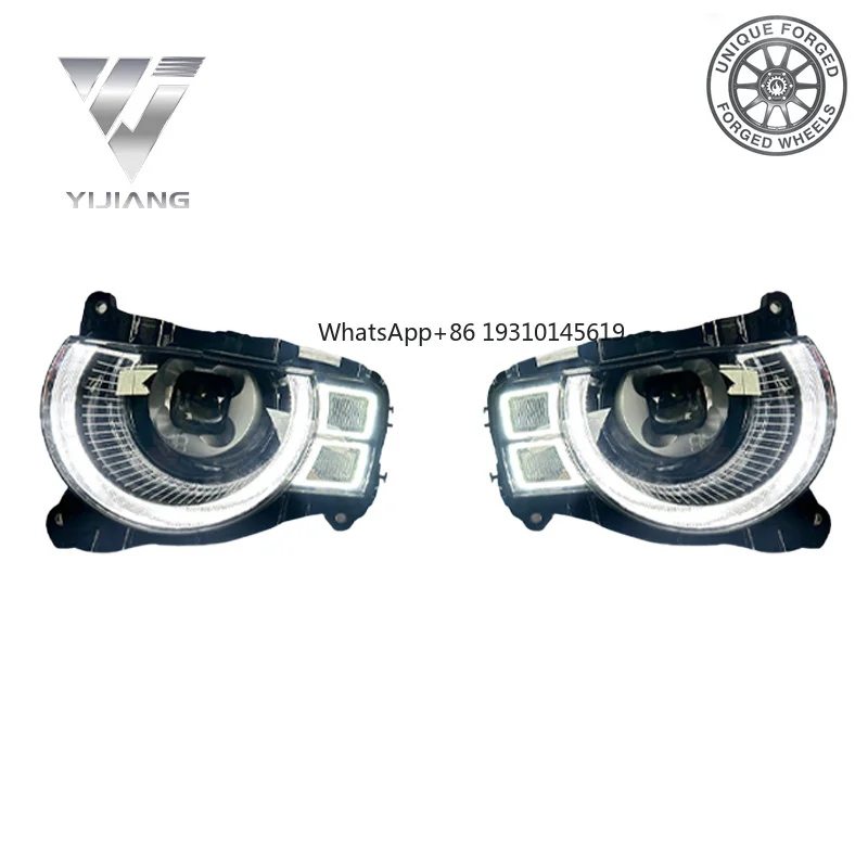

Ultra White LED Headlight for Land Rover Defender Front Headlight
