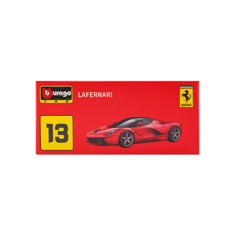 Bburago Ferrari 1/64 Diecast Model Car Enzo LaFerrari 458 F50 F40 GTO 488GTB Miniature with Box Toy for Hobby Collection Gifts