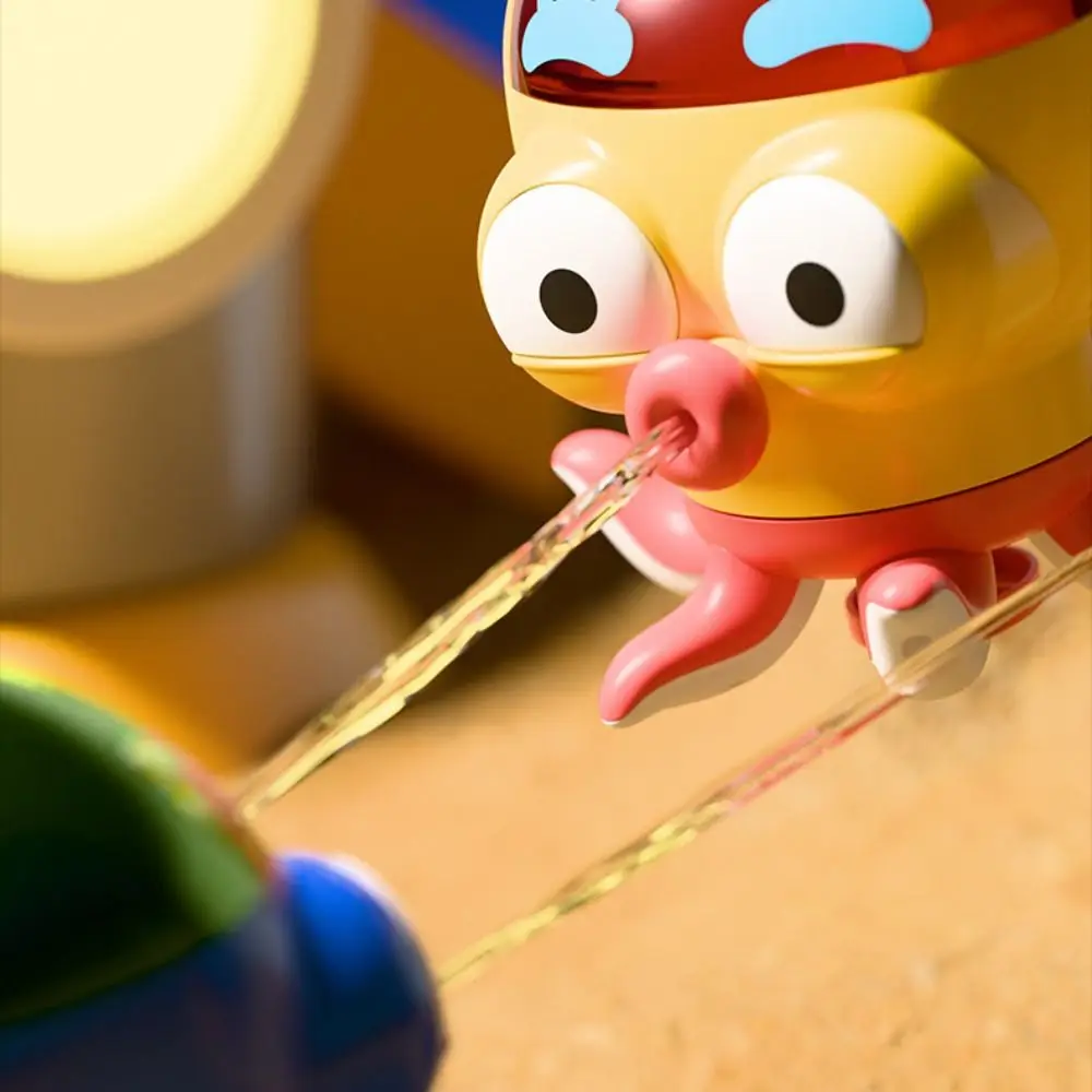 Plástico agua jugando pulpo juguete ducha interactivo multiusos baño rociador juguete decorativo jugar agua