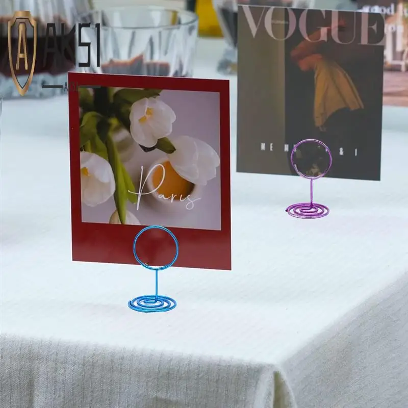 

AK51-40Piece Place Card Holder Picture Holders For Wedding, Birthday Anniversary Party, Restaurant