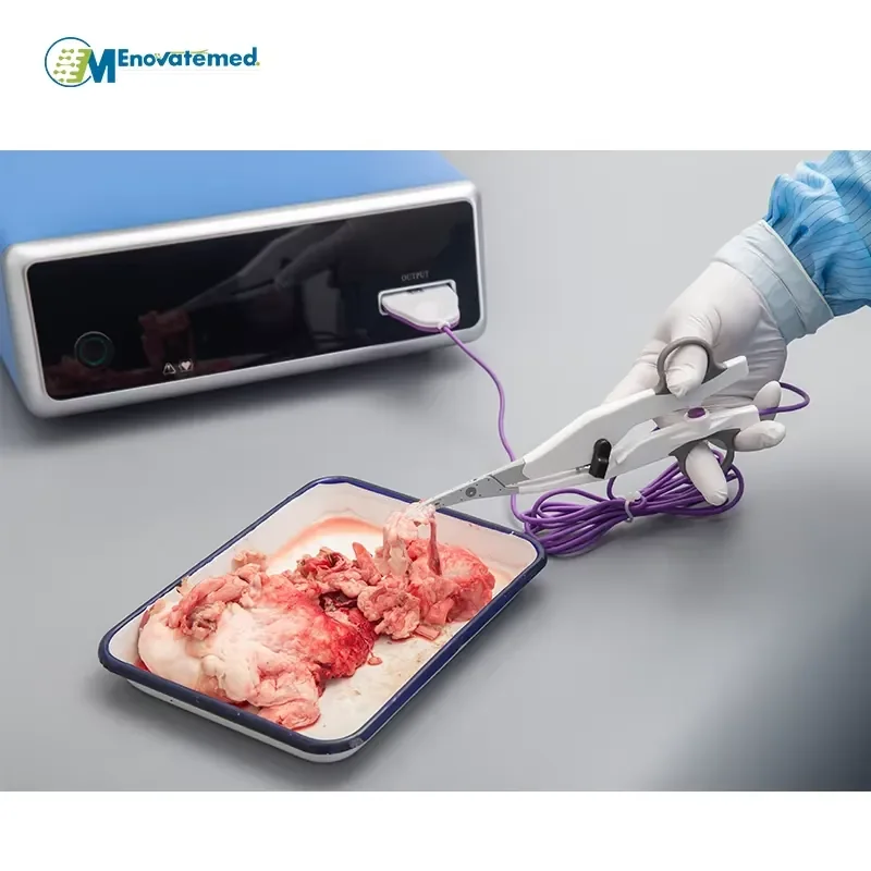 CE ISO Ligasure Vessel Sealing Forceps with 40 Degree Curved Jaw for Precise Open Surgery