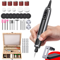 DELI 22000rpm Engraving Pen 18V Mini Grinder 4 Speed Regulation Drill Electric Rotary Tool  DIY Electric Drills Grinding Tools