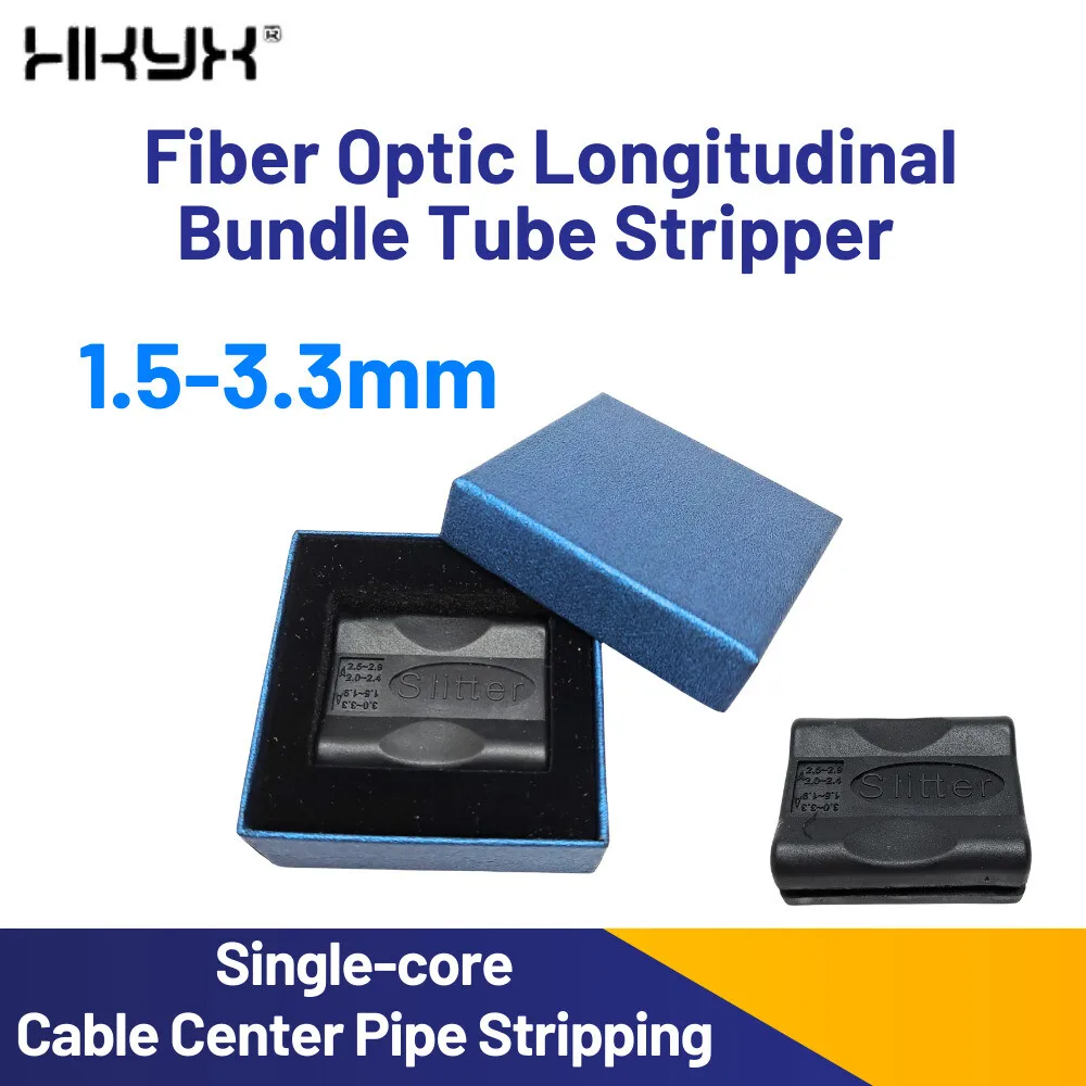 

Fiber Optic Longitudinal Bundle Tube Stripper 1.5-3.3Mm Slitter Single-Core Shaped Cable Tubes Lightweight Tool for 1 5 3 3mm