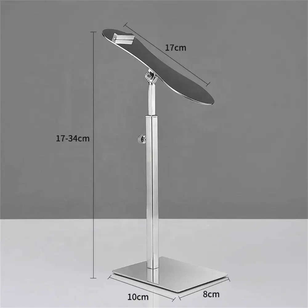 

1 шт. Регулируемая по высоте подставка из нержавеющей стали для демонстрации товаров, в форме восьмерки, для магазинов одежды и обуви