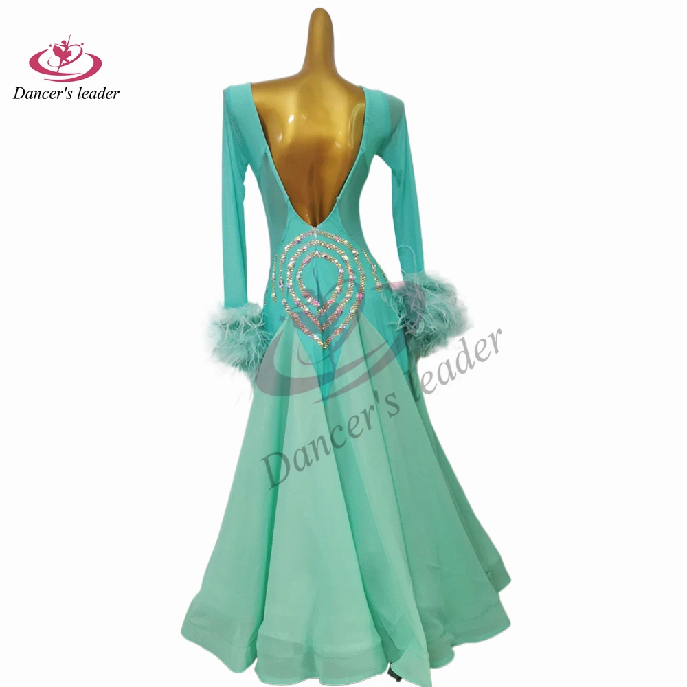 Ballroom Modern Dance Waltz Rumba Ballroom Performance Costume High end Customized Standard Professional Dress