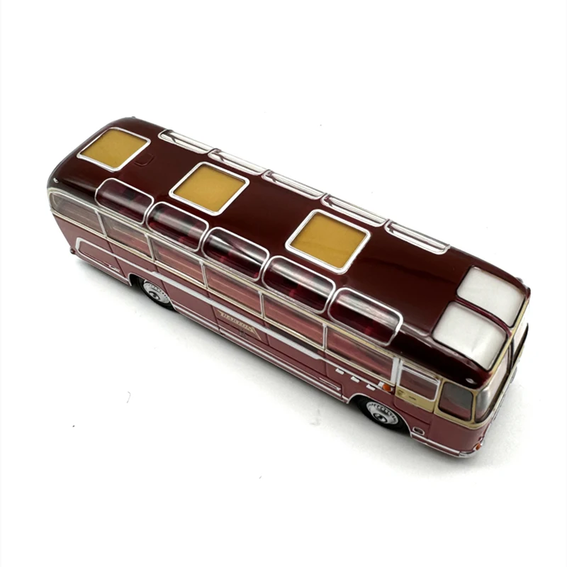 1:76 Scale Diecast Alloy Barton Public Transportation Buses Toy Car Model Classic Adult Collectible Souvenir Gift Static Display