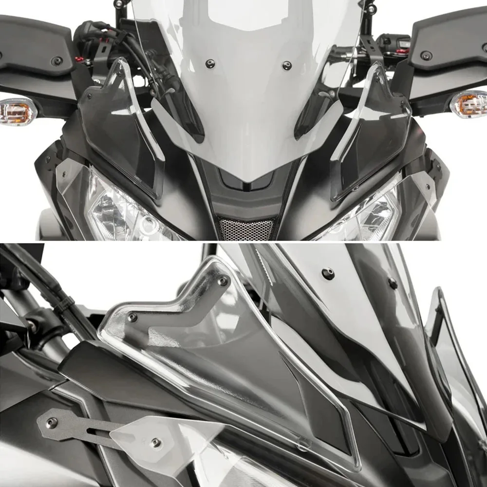 For Yamaha MT-07 MT07 Tracer 700 GT 2016- 2021 Motorcycle Side Wind Deflector Front Windshield Windscreen Ventilation Panels