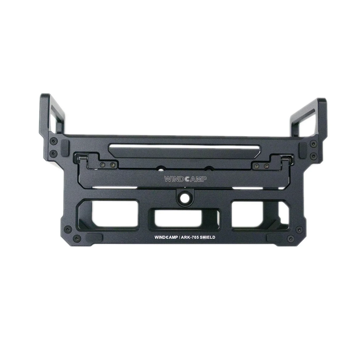 Imagem -03 - Escudo Case Carry Cage Protector para Icom 705 Ic705 Rádio Anodizado Alumínio Quadro Protetor Cnc Anodização Sandblasting Ark705