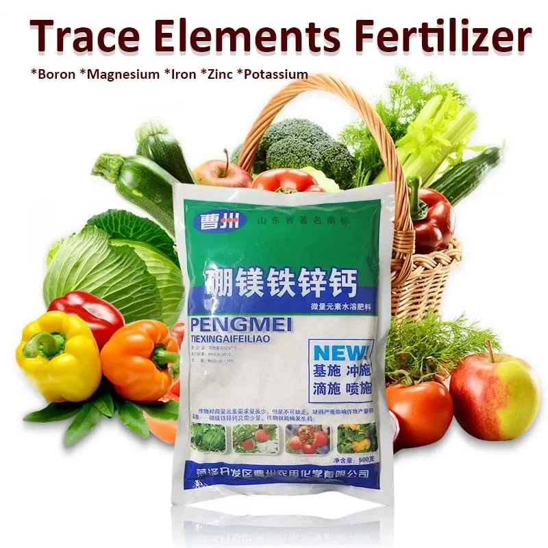 

Water Soluble Trace Elements Boron Magnesium Iron Zinc Potassium Fertilizer for Grape Watermelon Fruit Etc