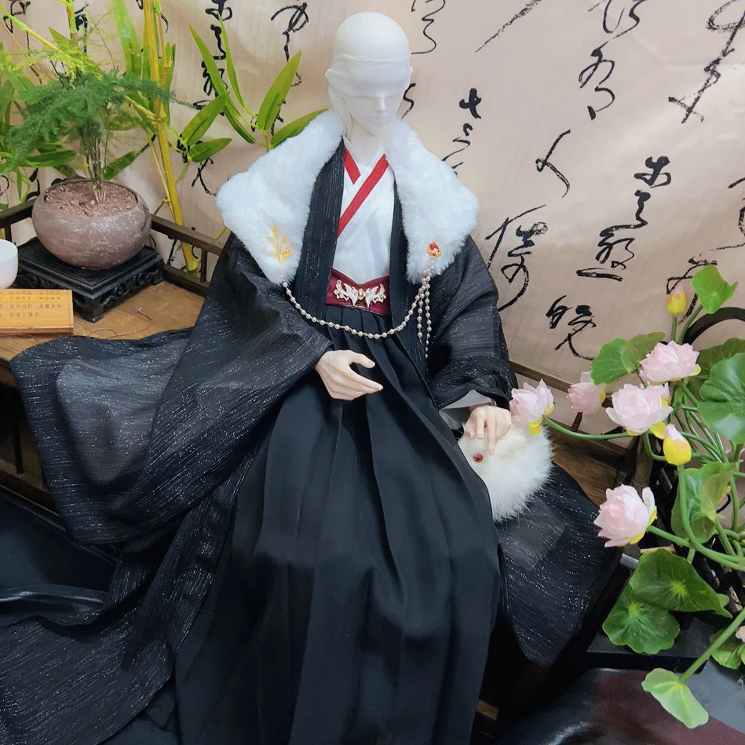 

Uncle 70CM 75CM Doll Clothes, Long Kui 73CM Black Dress 1 Piece