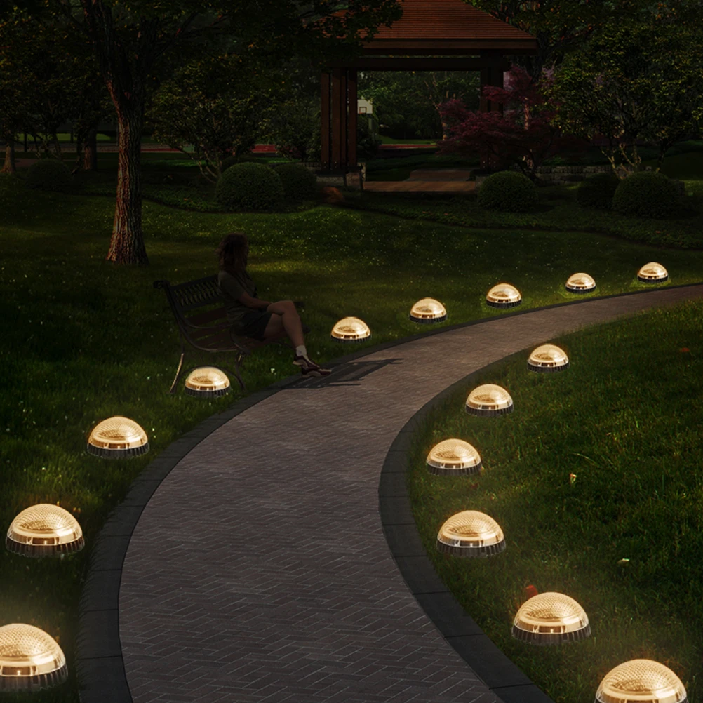 

4PCS Solar powered Ground Lamp LED IP67 Waterproof Outdoor Garden Lawn Lights for Decoration Long lasting Eco friendly