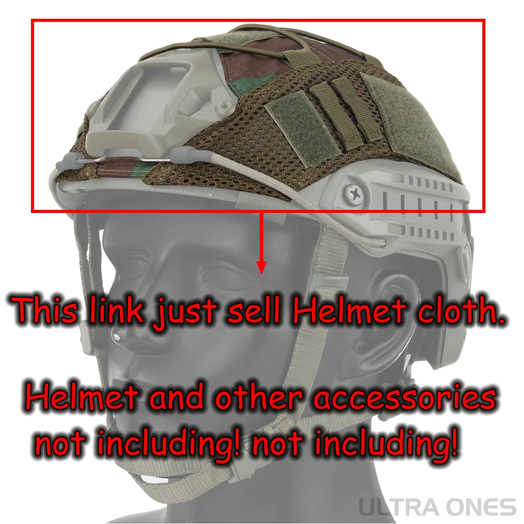 Tactical Helmet Cover for Fast MH PJ BJ Helmet Airsoft Paintball Helmet Cover