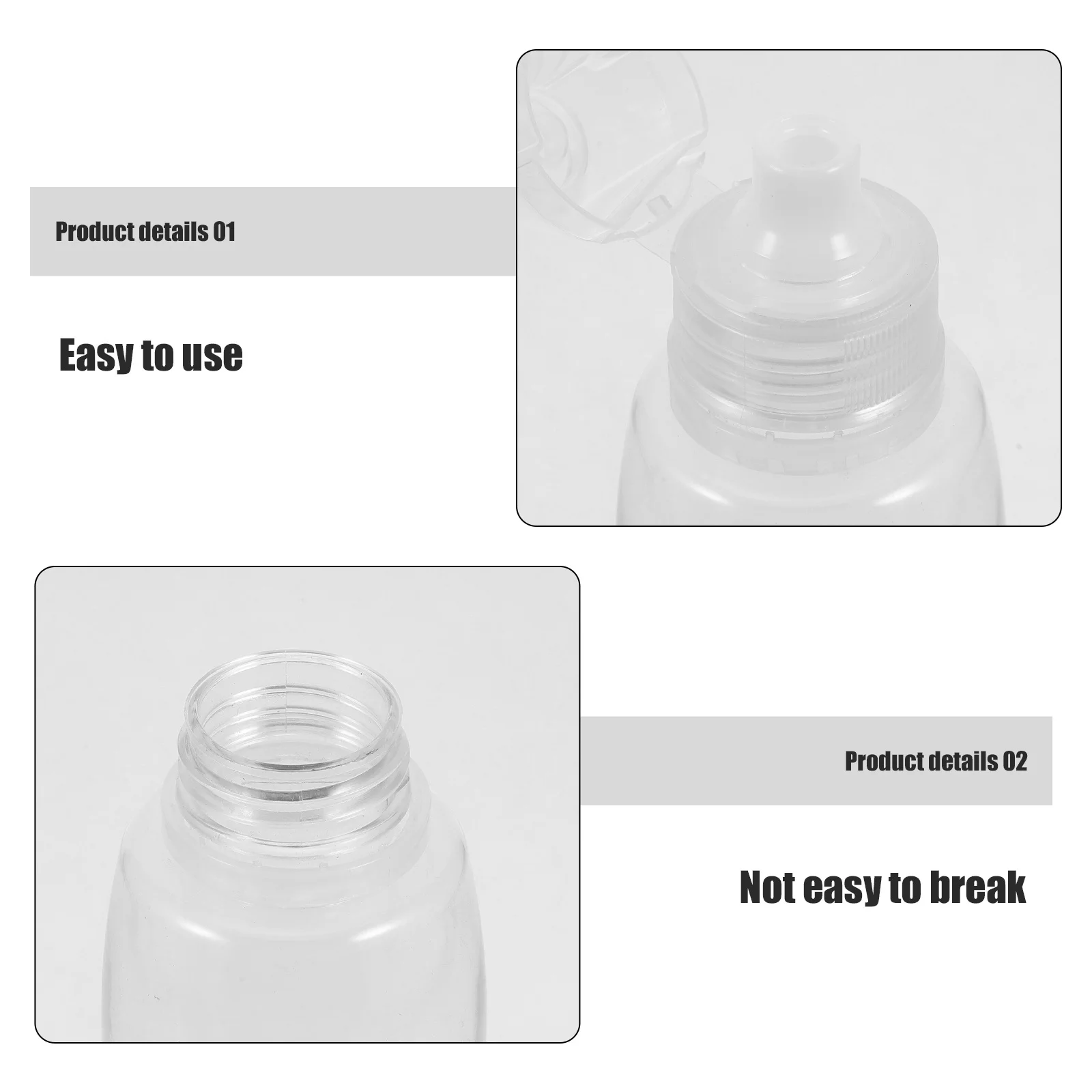 

4Pcs Honey Bottles Transparent Squeeze Bottle for Condiments Sauces Oils Refillable Small Squeeze Bottles for Kitchen Camping