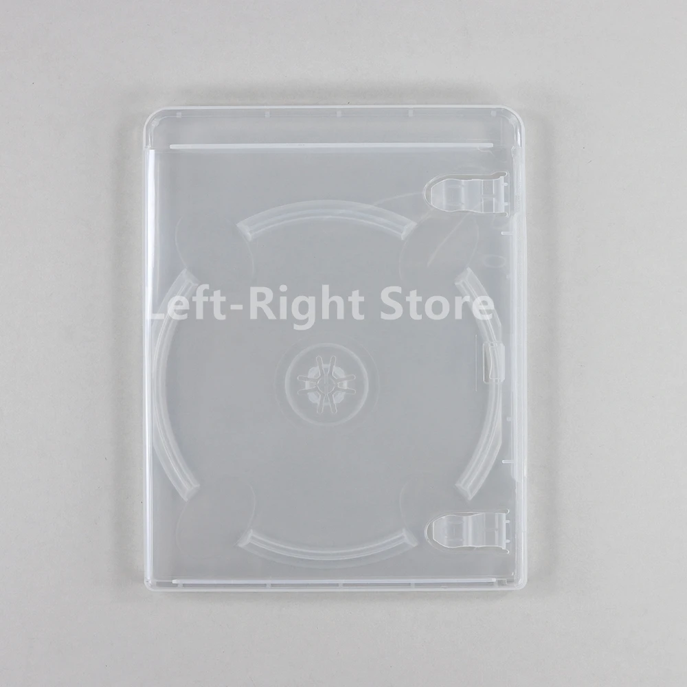 5PCS CD DVD Disc Plastic Case Capacity CD Storage Box For PS3 PS2 Protective Shell Accessories