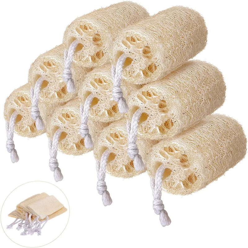 1PC Organiczne Loofahs Loofah Spa Peeling złuszczający naturalna gąbka do mycia ciała Luffa Usuwa martwy naskórek Mydło