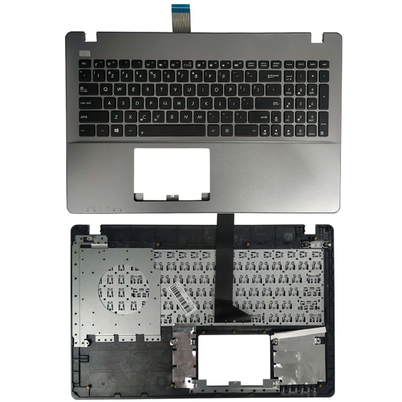 Imagem -05 - Teclado Tampa Superior para Asus K550v X550c X552e A550l Y581c F550 R510j A550c Palm Resto Case Shell