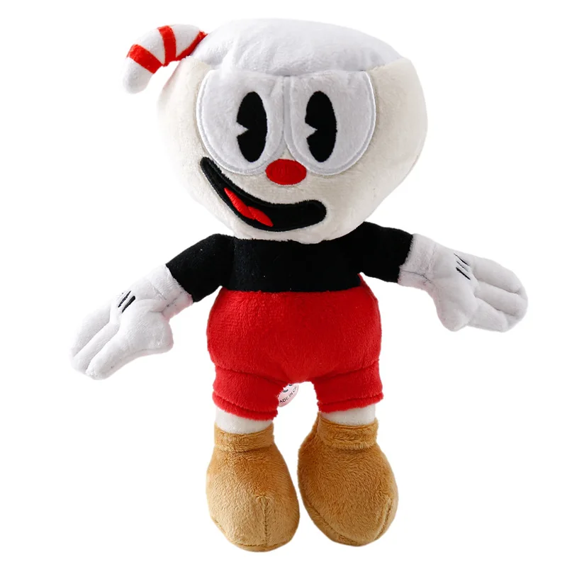 Cuphead Plush Doll Toys Mugman Game Doll Toys Adventure Soft Stuffed Plush For Kids Birthday Gift