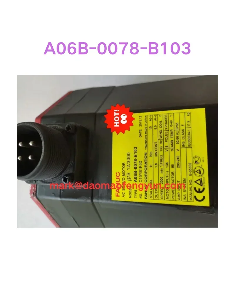 

A06B-0078-B103 Used servo motor test ok