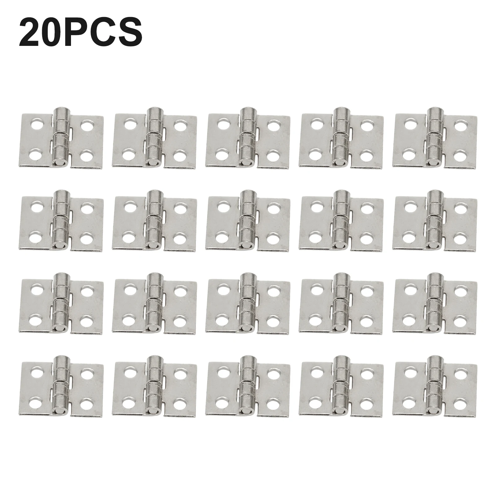 20pcs Brass Hinge Cabinet Hinges Furniture Fittings Decorative Small Door Hinges For Jewelry Box Furniture Hardware 8*10mm image 3