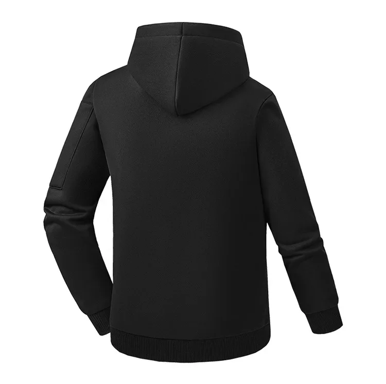 Selbstheizende Jacke für Herren und Damen, Sweatshirts, Kapuzenpullover, 26 Heizzonen, USB-beheizte Kleidung, kältebeständig, zum Skifahren, Campen und Wandern. – Detail 9