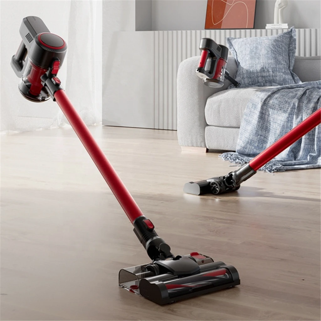 Portable Rechargeable 2 In1 Wireless Handheld Cordless Vacuum Cleaner Cordless Standing Powerful Suction for Home and Car