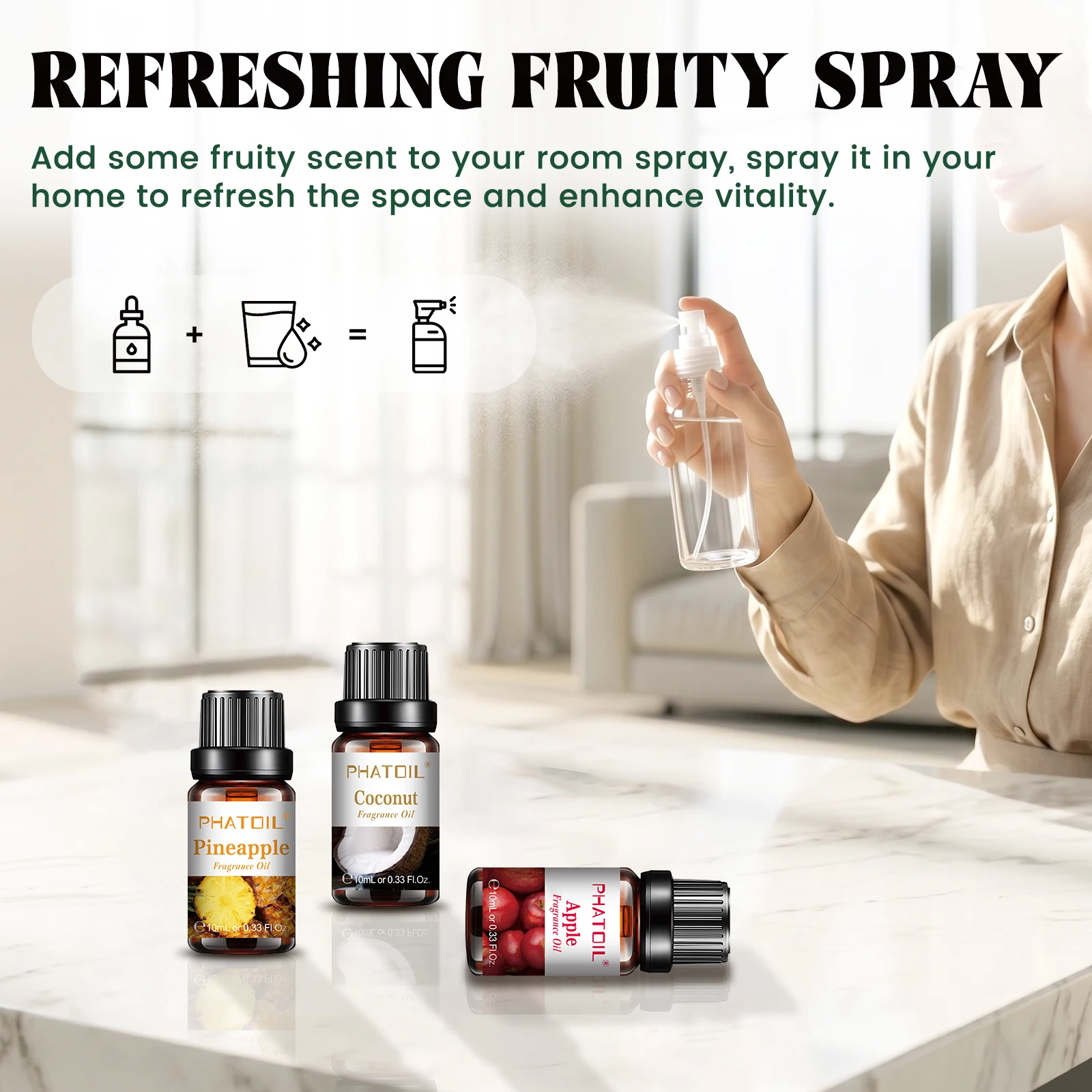 PHATOIL 6-delige fruitgeur-oli - Fragrance Oil Set recensie en prijs