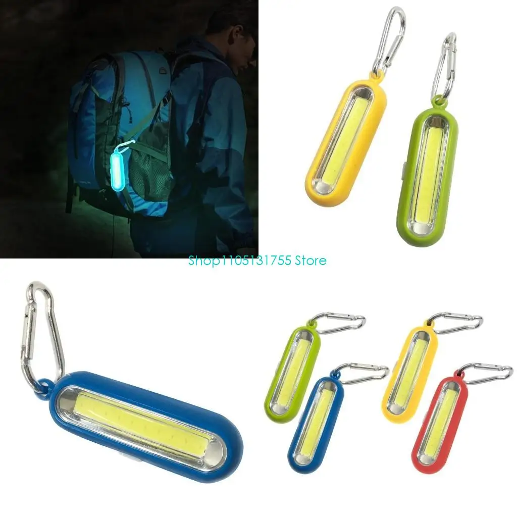 

K0EF Mini Keychain LED Flashlight Electric Torch Light Handheld Size with 3 Light Modes for Camp Hiking Climbing Backpacking