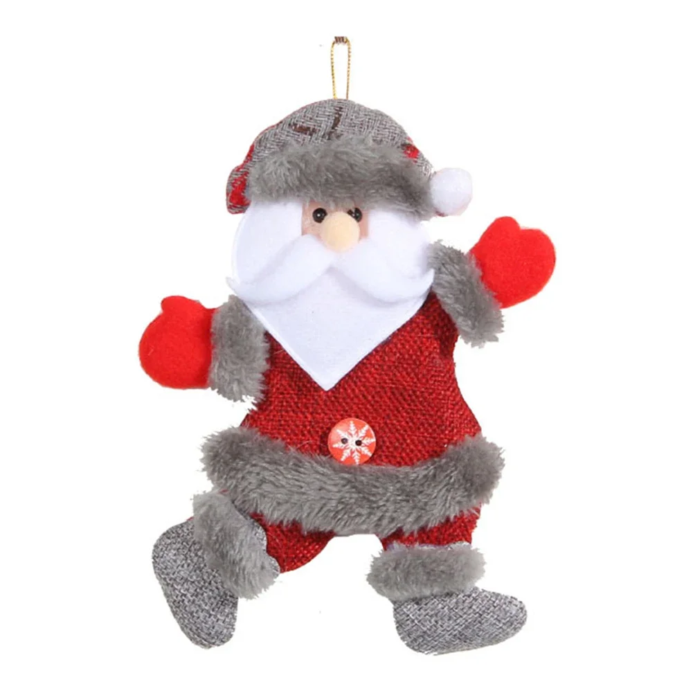 Christmas Decorations New Year Christmas Tree Pandent Hanging Doll Dancing Santa Merry Christmas Ornaments Elk Plush Home Decor