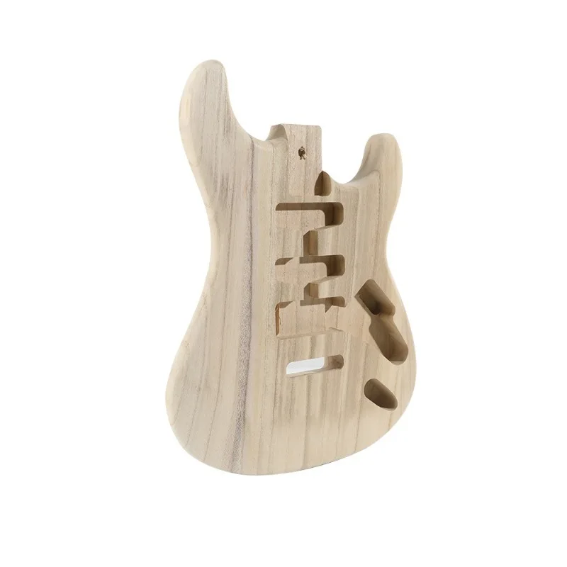 I4403-2 Unfinished Handcrafted Guitar Barrel Limewood Material Convenient Guitar Parts Professional Electric Guitar Accessories
